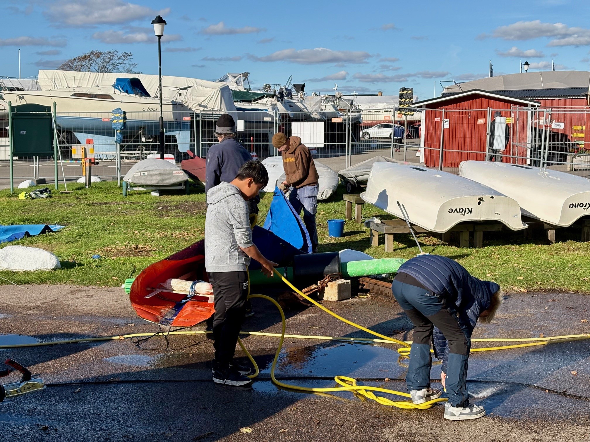 image: Fixat och klart inför vintervilan. Tack alla som hjälpte till!