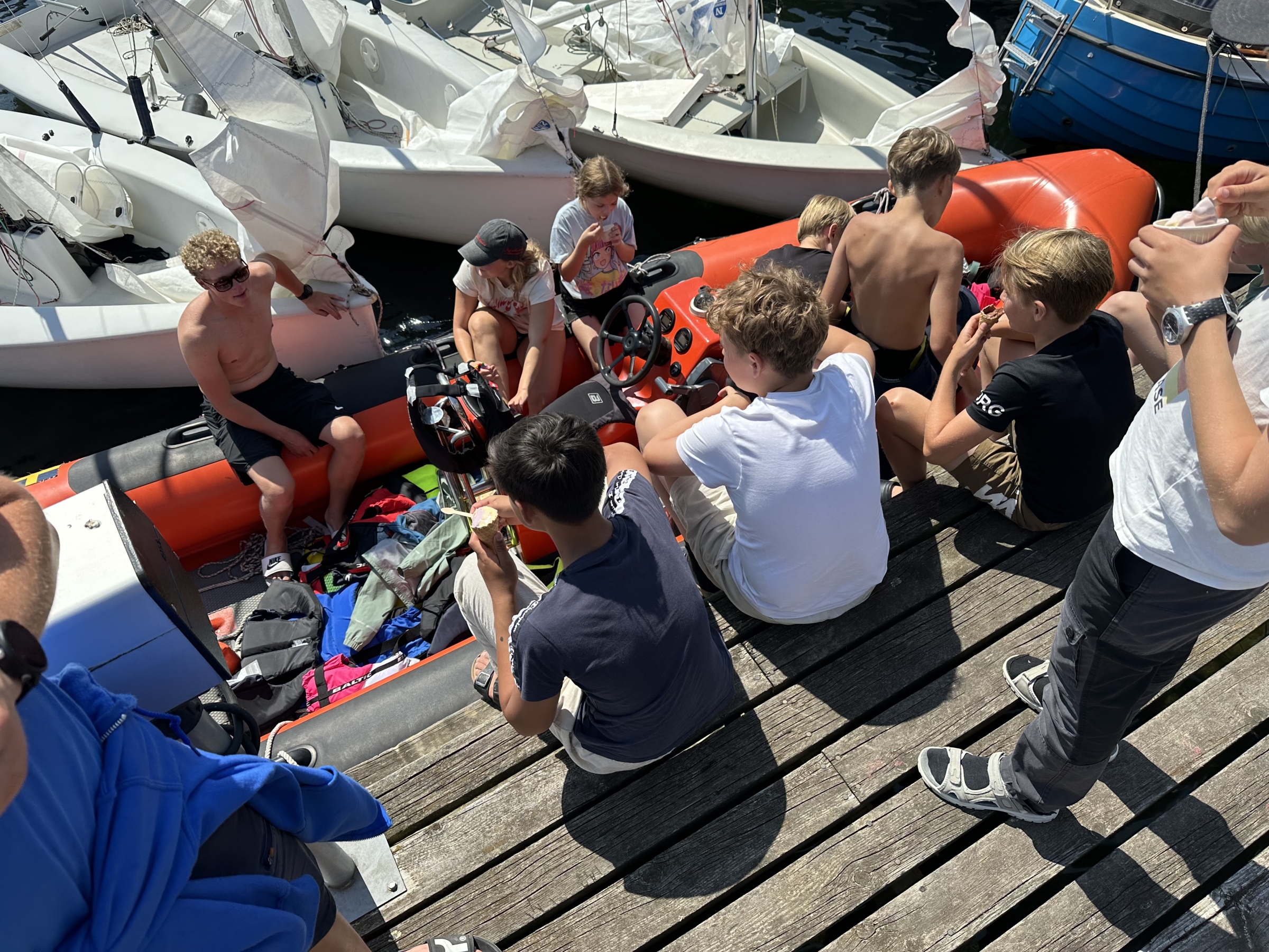 image: Seglingsskolan på sin fredagstur till Ven