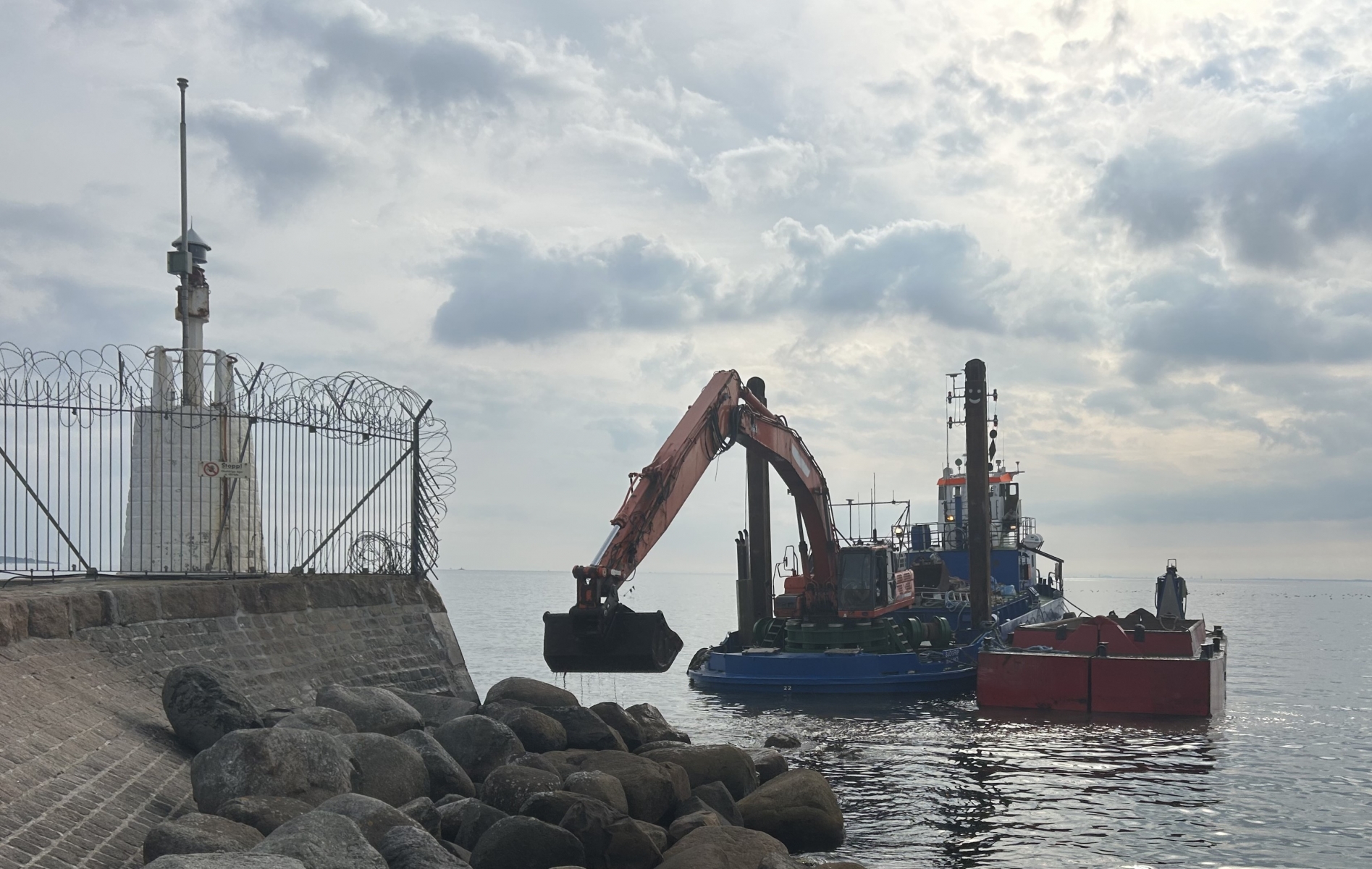 image: Sjögrip förstärkte skyddet  i hamnen