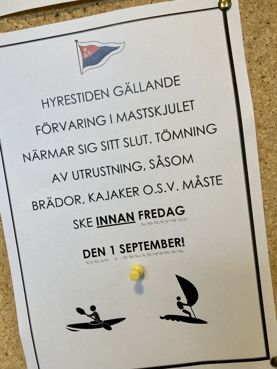 image: Dags att tömma mastskjulet