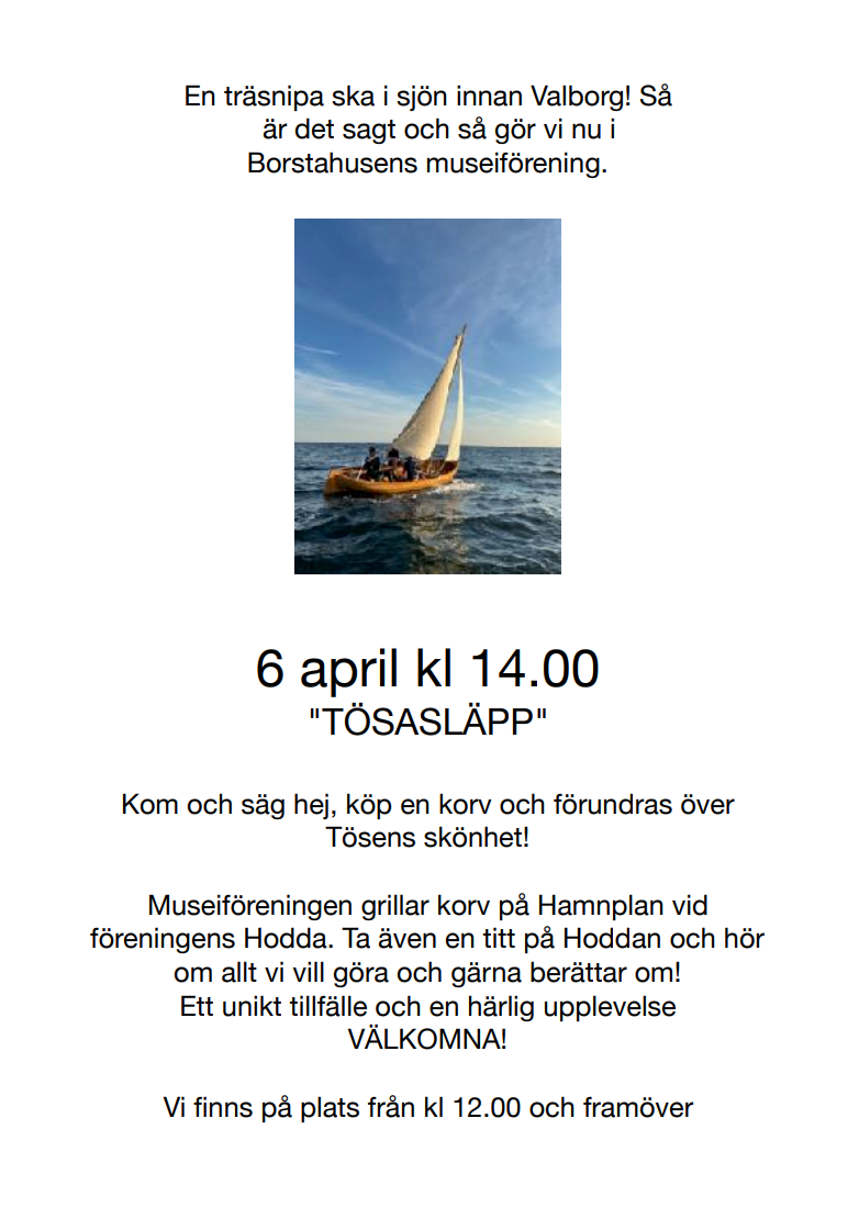 image: Sjösättning av Borstahussnipan Tösen